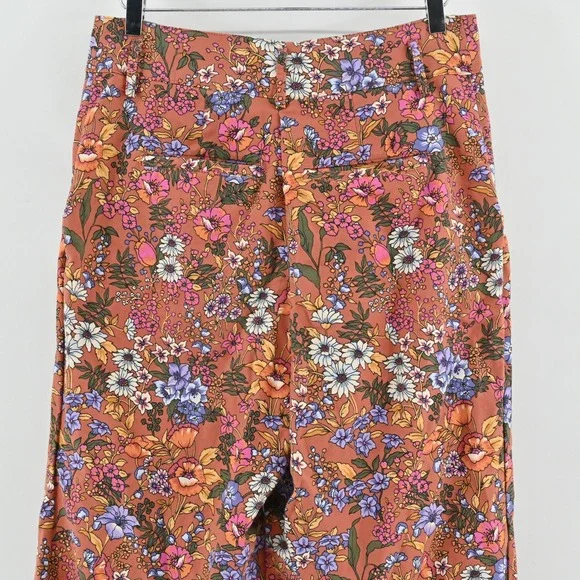 Anthropologie Floral Ankle Pants - Multicolor - Picture 11 of 13